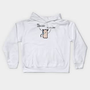 Quién Llama Spanish Pun Kids Hoodie